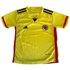 Adidas Colombia 22/23 National Team Home Jersey Toddler Size 18 World Cup